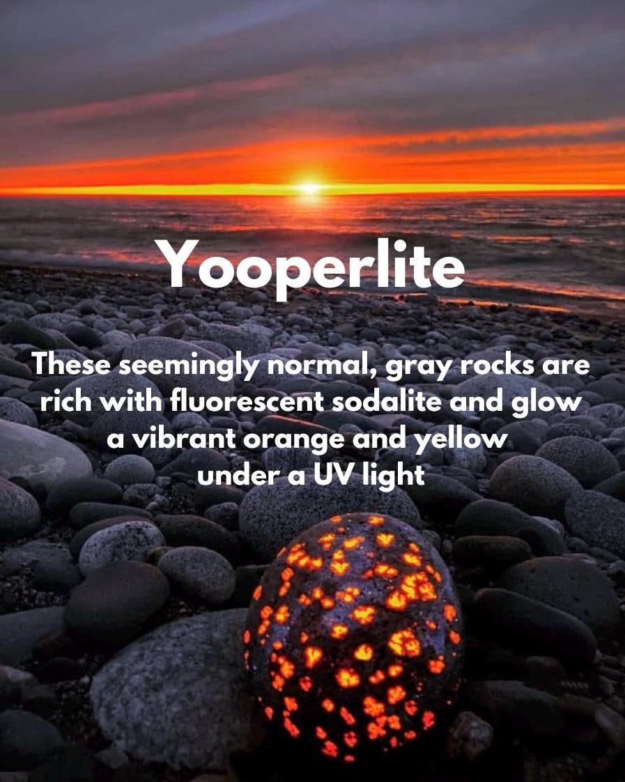 Genuine Sea Glass Lake Superior Yooperlite UV Pendant Boho Zen Earrings